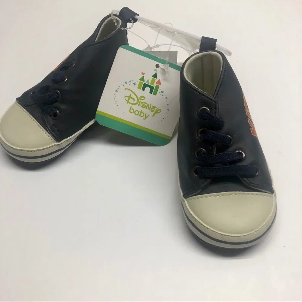 🔑5/$30 Disney Baby Infant Shoes Mickey Mouse NWT
